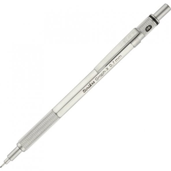 Scrikss Graph-X Metal Versatil Kalem 0.7 Mm Seten Gri