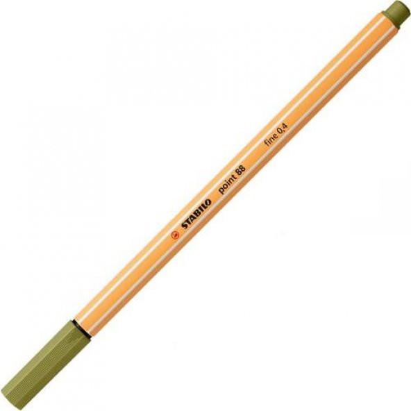 Stabilo Point 88 Ince Uçlu Keçeli Kalem 0,4 mm Yosun Yeşili ürün görseli 1