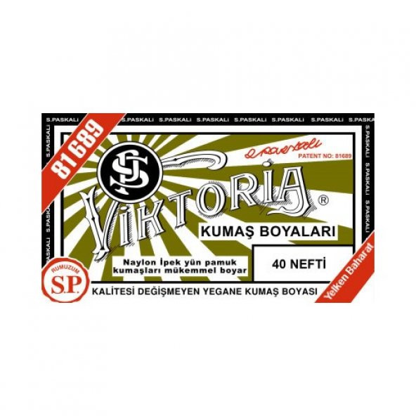 Viktoria Kumaş Boyası Nefti ürün görseli 1