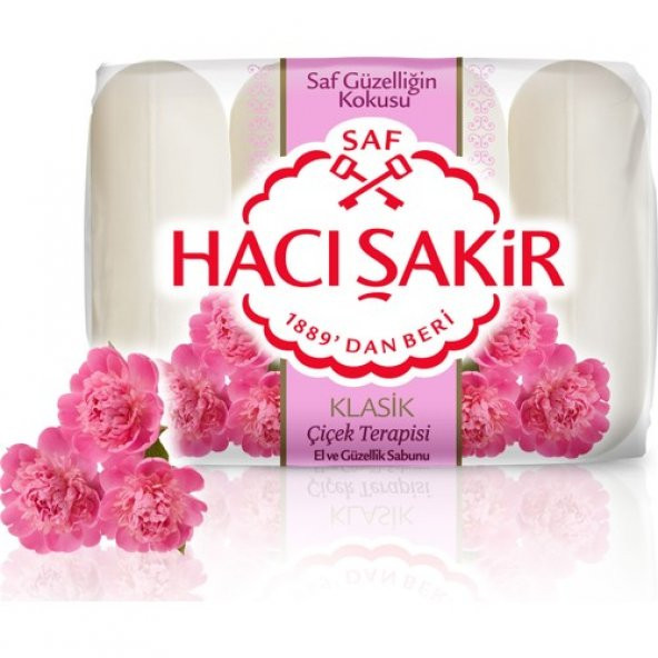 Hacı Şakir Güzellik Sabunu Klasik Çiçek Teraapisi 4x70GR