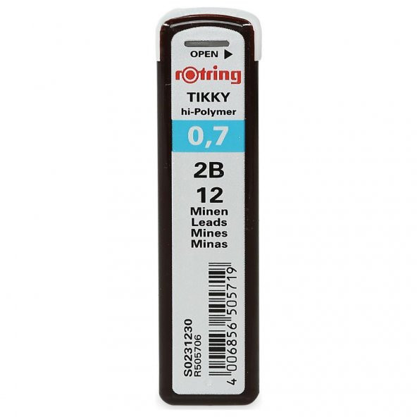 Rotring Min Hi-Polymer Uç 2B 0.7 mm S0231230