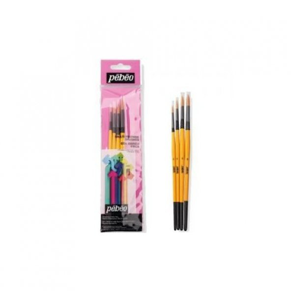 Pebeo Suluboya Fırça Seti 4 Lü Set-2 - 2