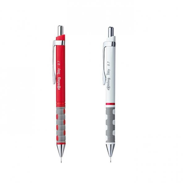 Rotring Tikky Versatil Kalem 0.7 mm Kırmızı - Beyaz