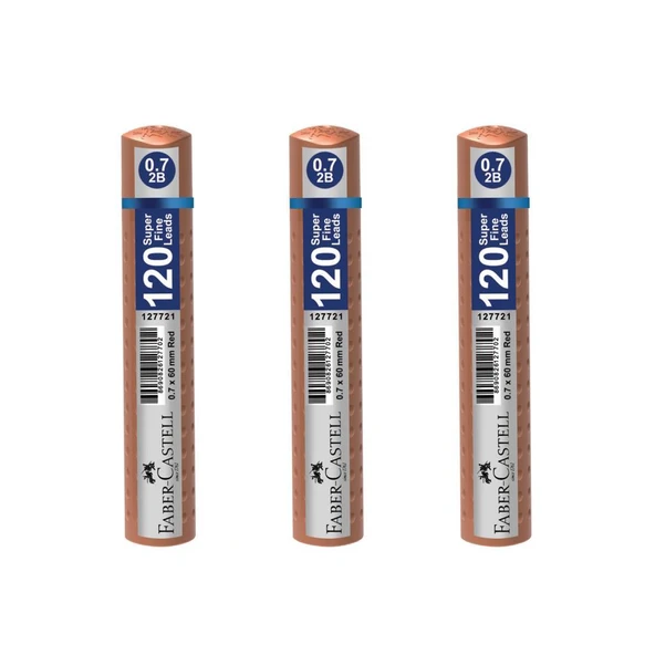 Faber-Castell Grip Min 0.7 2B 60MM 120'Lİ Tüp Rose Gold  3'LÜ
