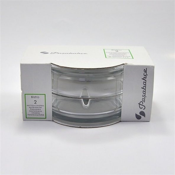 Paşabahçe 2li Cam Küllük - Kül Tablası - 2