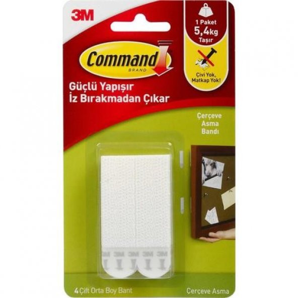 Command 17201-4Pk Orta Boy Cırt Cırt Bant