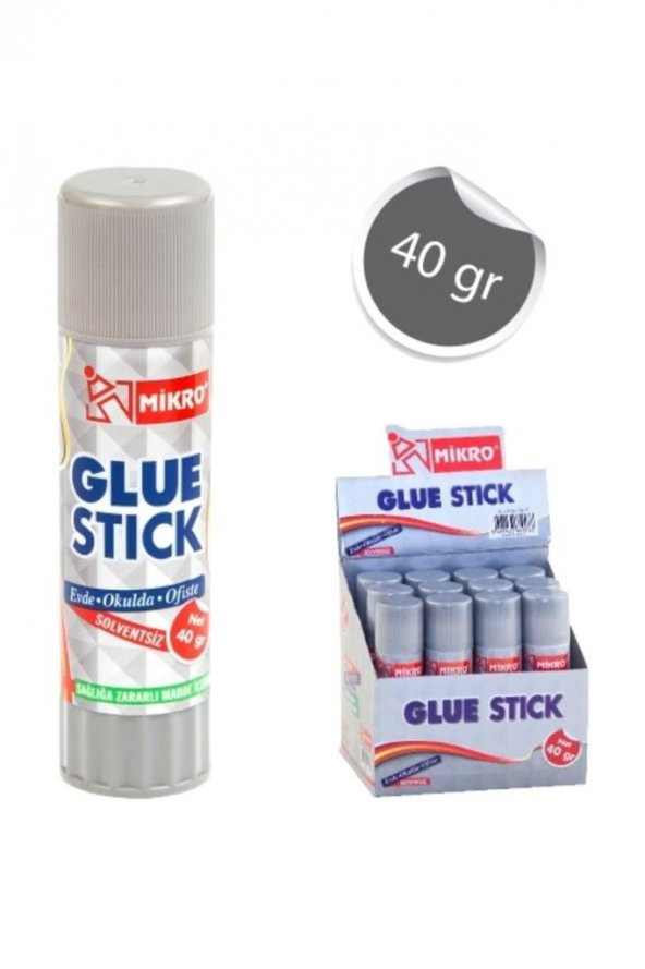 Mikro Stick Yapıştırıcı 40 Gr. 12Lİ