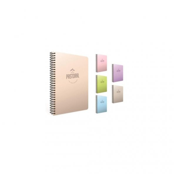 Gıpta Pastoral 60 Yp. A4 Spiralli Pp. Kapak Defter Kareli (4 Lü Paket) 3234
