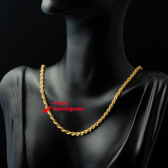 Burma 14 Ayar Altın Zincir - 45 cm - Resim 2
