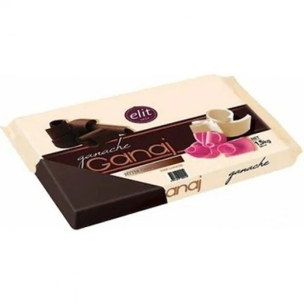 BİTTER GANAJ KAZIMALIK ÇİKOLATA 1,5KG - ELİT MARKA - 1