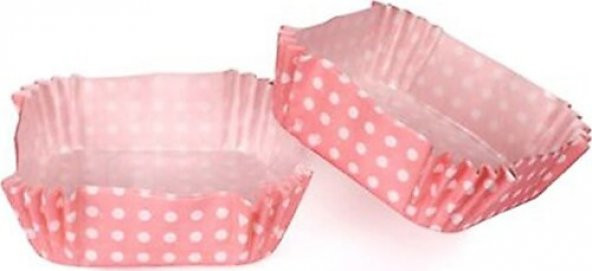 PET KAPSÜL 80*80 MM - PEMBE SWEET CAKES (KARE)