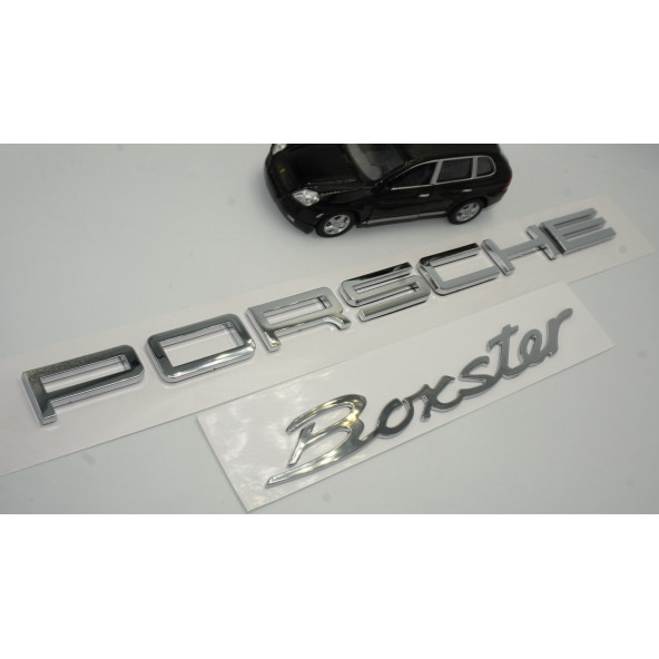 Porsche Boxster Bagaj 3M 3D ABS Yazı Logo Amblem Seti