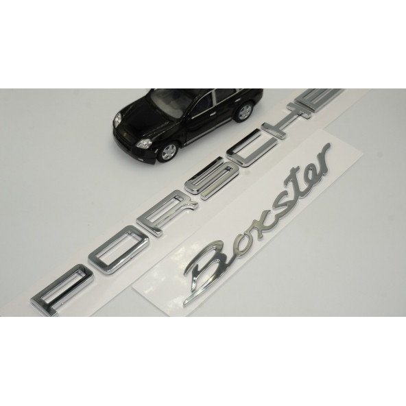 Porsche Boxster Bagaj 3M 3D ABS Yazı Logo Amblem Seti - 2