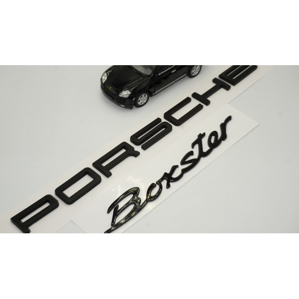 Porsche Boxster Bagaj 3M 3D ABS Yazı Logo Amblem Seti