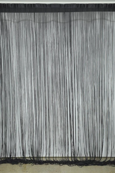 İP PERDE KOYU ANTRASİT RENK 300 x 280 CM ürün görseli