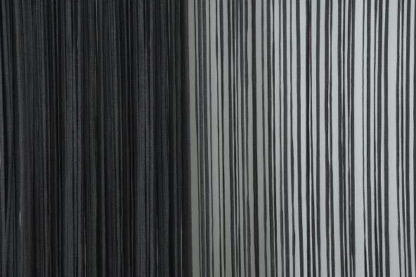 İP PERDE KOYU ANTRASİT RENK 300 x 280 CM - 3