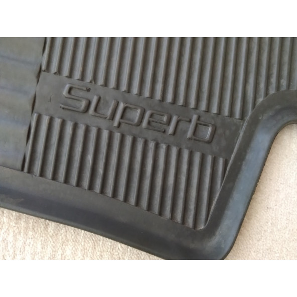 SKODA SUPER B PASPAS ARKA SAĞ gerçek 1.kalite (SUPER B iç paspas) araç içi paspas - 2