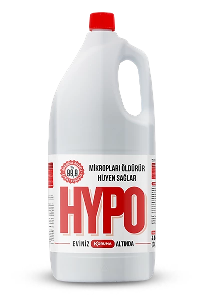 Hypo Çamaşır Suyu 4 Litre | Güçlü Hijyen ve Maksimum Temizlik