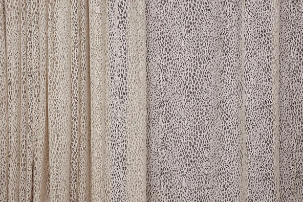 MİKRO MODEL VİZON RENK TEK KANAT Hazır dikilmiş Pileli Fon Perde 300*260 cm - Resim 2