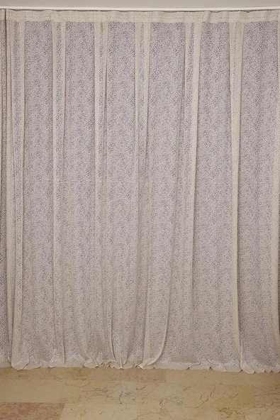 MİKRO MODEL VİZON RENK TEK KANAT Hazır dikilmiş Pileli Fon Perde 300*260 cm ürün görseli