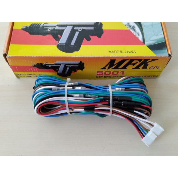 MERKEZİ KİLİT SETİ TESİSATI MFK (SADECE TESİSAT) (4 KAPI KUMANDASIZ İÇİN) 12V ÜNİVERSAL - 2