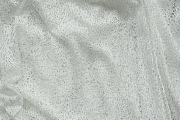 MİKRO MODEL KIRIK BEYAZ RENK TEK KANAT Hazır dikilmiş Pileli Fon Perde 300*260 cm - Resim 8