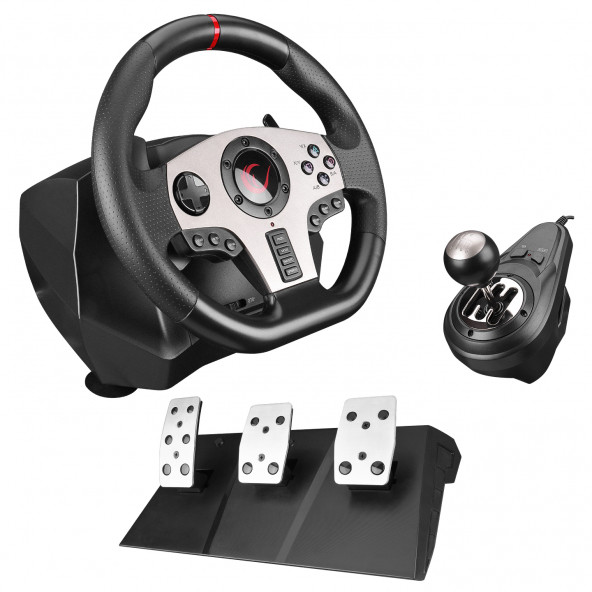 Rampage V902 PS3/PS4/PC/XBOXONE/XBOX360 /SWITCH 3 Pedallı -El Vitesli Gaming Oyuncu Direksiyonu