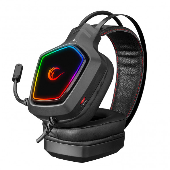 Rampage X-RANGER Siyah 7.1 Surround Sound System RGB Ledli Mikrofonlu Oyuncu Kulaklığı - 5