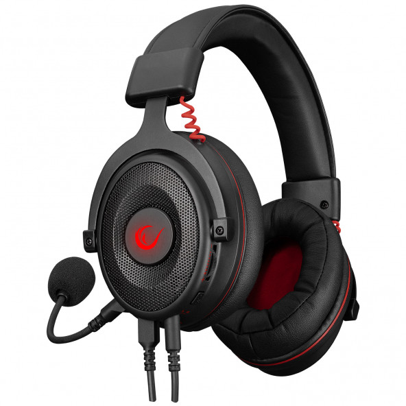 Rampage Rm-K60 Drop Plus Siyah All In One Usb Typ-C Ve 3.5Mm Çıkışlı 7.1 Surround Gaming Oyuncu Mikrofonlu - 2