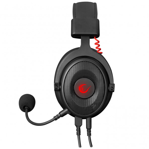 Rampage Rm-K60 Drop Plus Siyah All In One Usb Typ-C Ve 3.5Mm Çıkışlı 7.1 Surround Gaming Oyuncu Mikrofonlu - 3