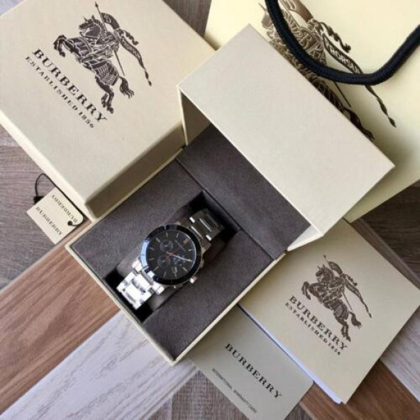 Burberry The City BU9380 Chronograph Paslanmaz Çelik Erkek Kol Saati - 5