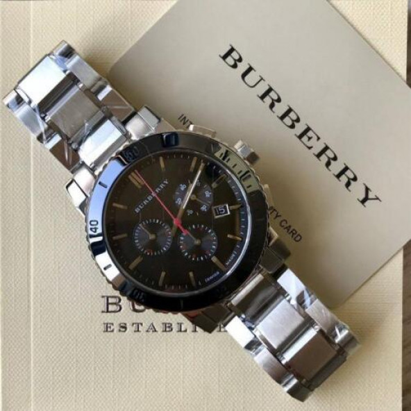 Burberry The City BU9380 Chronograph Paslanmaz Çelik Erkek Kol Saati - 9