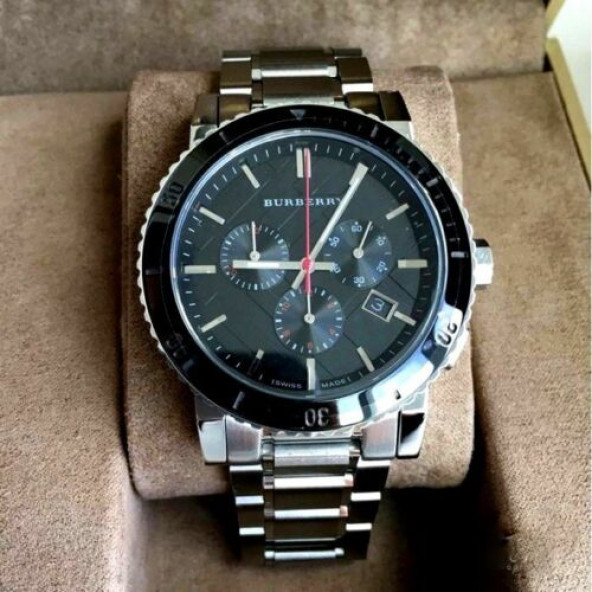 Burberry The City BU9380 Chronograph Paslanmaz Çelik Erkek Kol Saati - 10