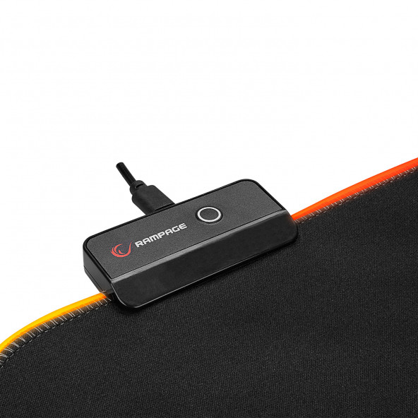 Rampage MP-22 Siyah 3008003mm RGB Ledli Gaming Mouse Pad - 2