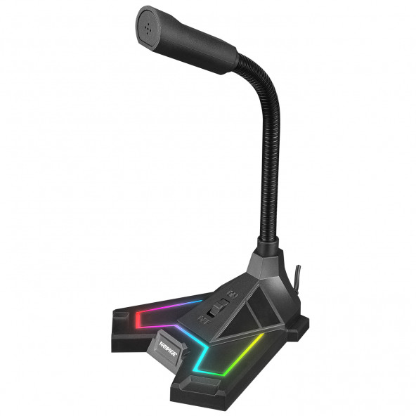 Rampage SN-RMX2 CHATTY Siyah USB RGB Ledli Gaming Oyuncu Masaüstü Mikrofon
