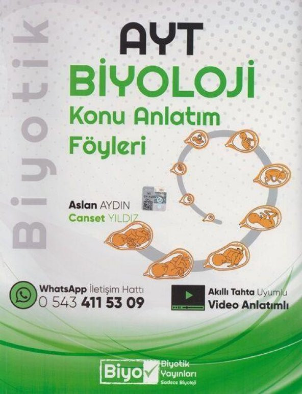 Ayt Biyoloji Konu Anlatım Föyleri Biyotik Yayınları