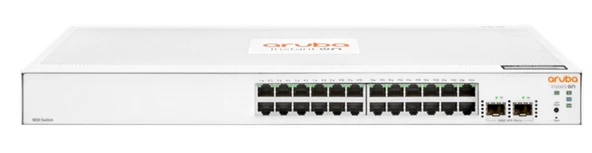 HPE ARUBA JL812A 24 PORT 10/100/1000 1830-24G 2SFP SWITCH ürün görseli 1