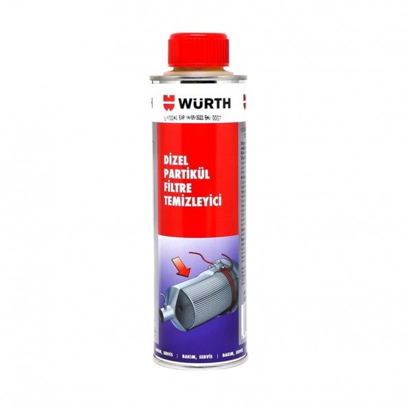 Würth Dizel Partikül Filtre Temizleyici Sıvı 300 Ml