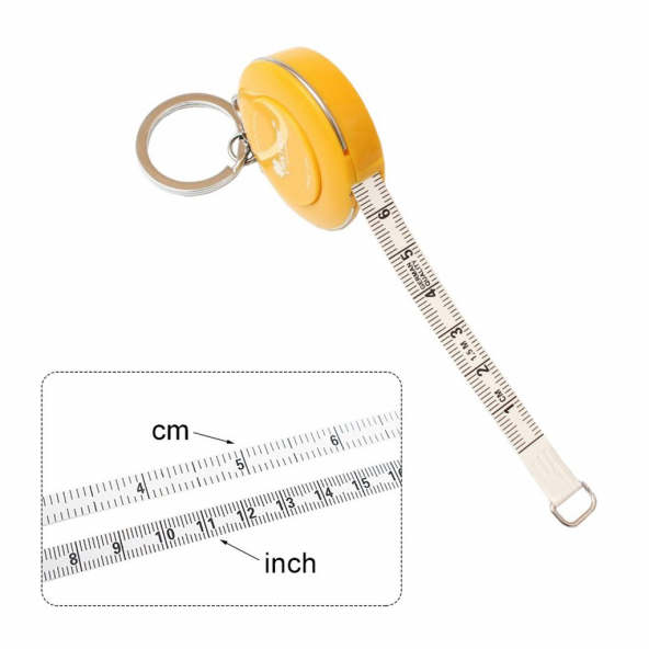 Aktion Anahtarlıklı Otomatik Mezura 150 Cm (60 İnç) - Resim 2