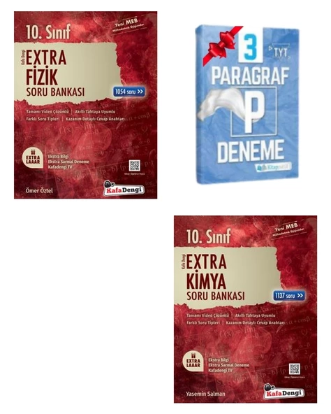10.Sınıf Extra Fizik ve Kimya Soru Bankası - 1