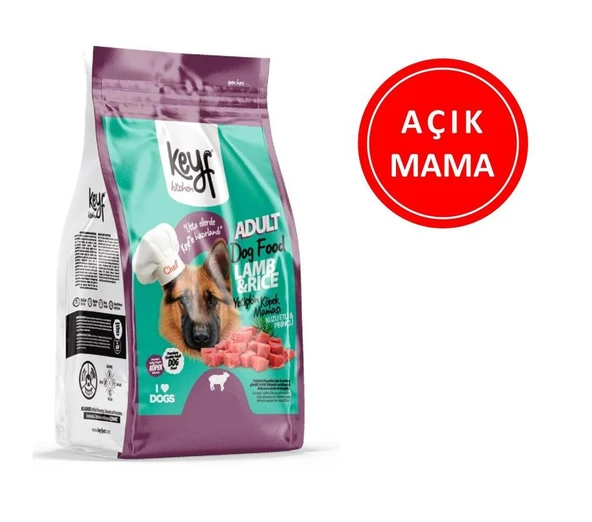 Keyf Kuzu Etli Köpek Maması 1 Kg AÇIK ürün görseli 1