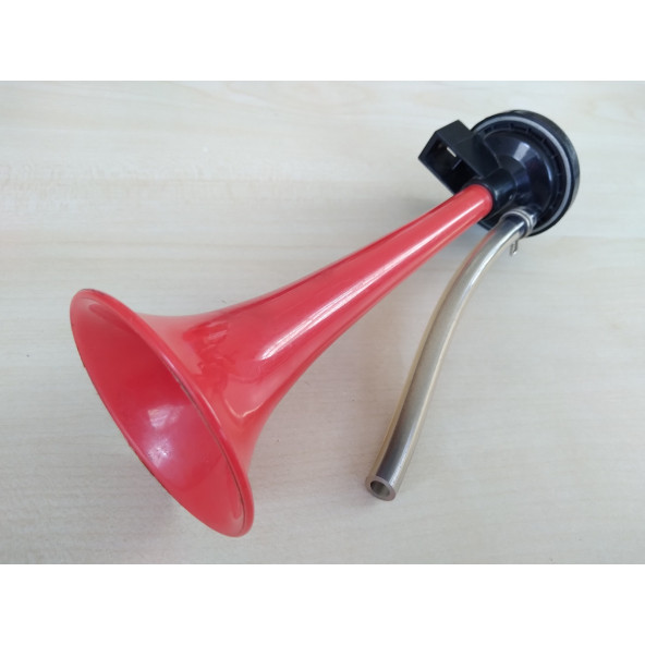 HAVALI KORNA BORUSU 19CM KIRMIZI - MOTORLU HAVALI KORNA