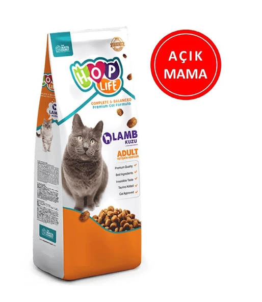 Hop Life Kuzulu Yetişkin Kedi Maması 1 Kg AÇIK ürün görseli 1