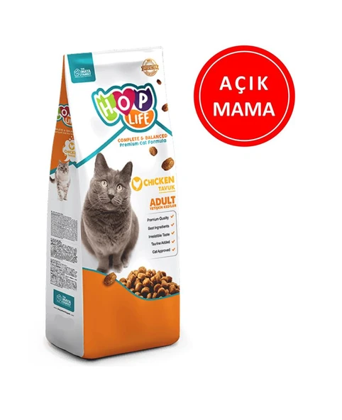 Hop Life Tavuklu Yetişkin Kedi Maması 1 Kg AÇIK ürün görseli 1