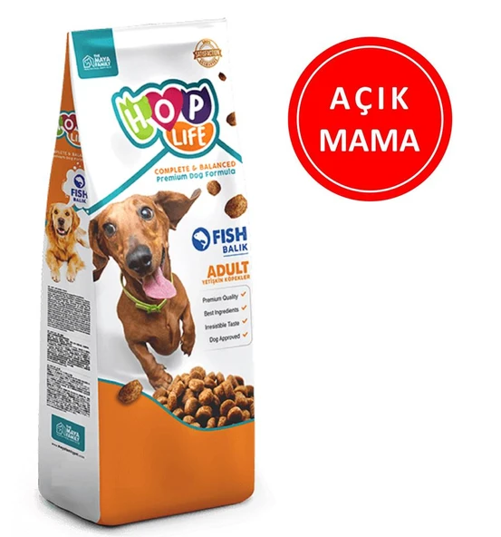 Hop Life Balıklı Yetişkin Köpek Maması 1 Kg AÇIK ürün görseli 1