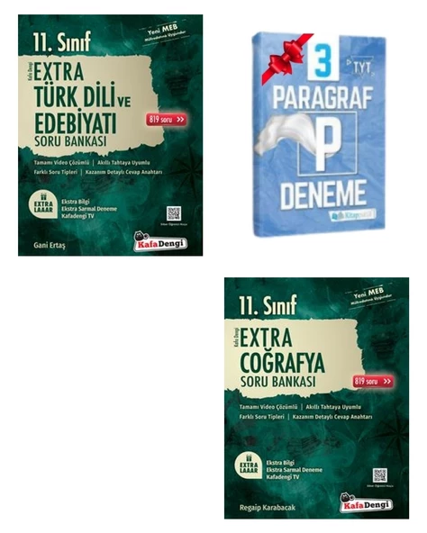 11.Sınıf Extra Edebiyat ve Coğrafya Soru Bankası