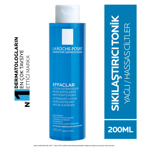 La Roche-Posay Effaclar Sıkılaştırıcı - Mikro Soyucu Tonik 200 ml - 4