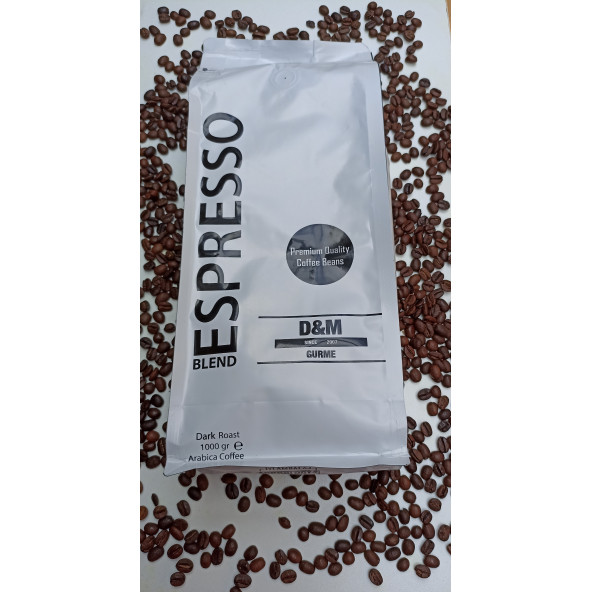 ESPRESSO KAHVE ÇEKİRDEĞİ 1 KG 100 ARABİCA