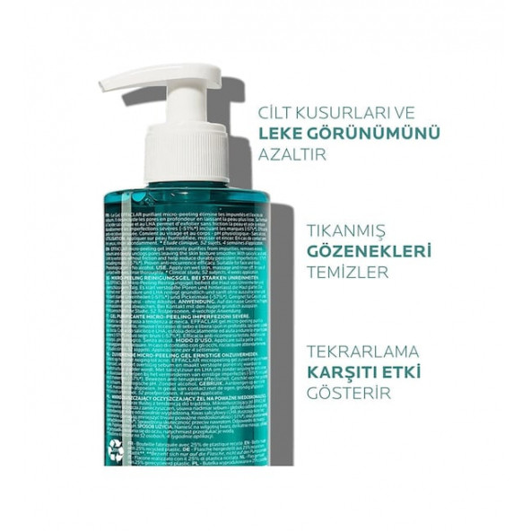 EFFACLAR MİKRO-PEELİNG YÜZ VE VÜCUT İÇİN ARINDIRICI JEL 400 ML - 5