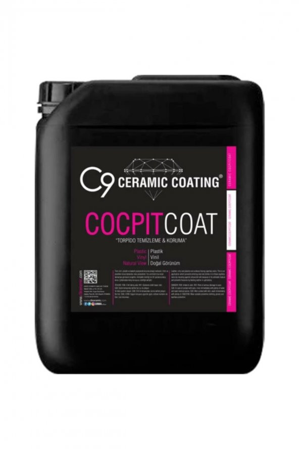 Carwax-c9 Cocpit Coat - Torpido Temizleyici 5 lt